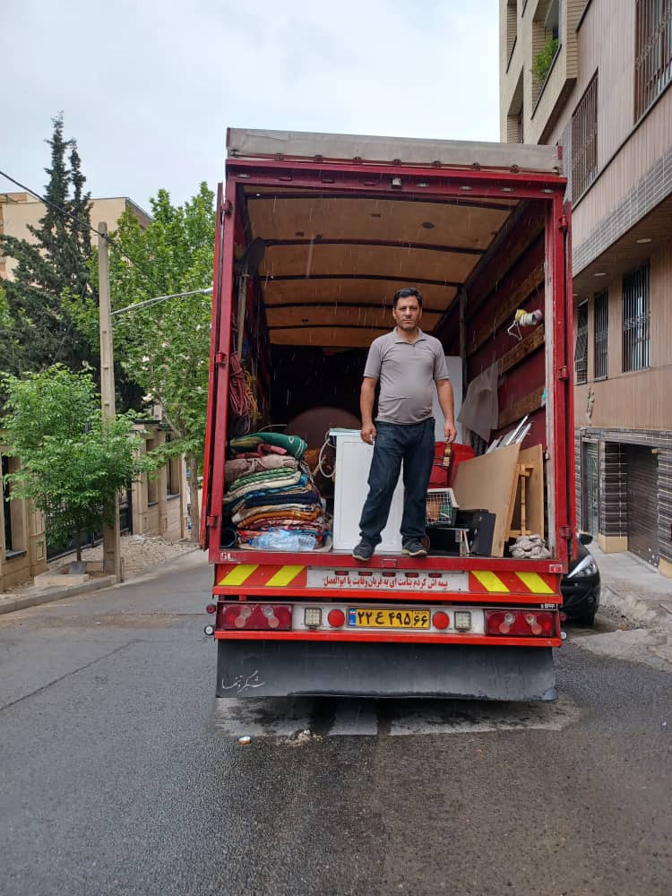 حمل و نقل بار و اثاثیه درخشان به مدیریت حبیبی در غرب تهران